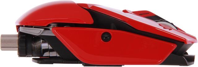 Alt view image 4 of 7 - Mad Catz R.A.T.9 Gaming Mouse for PC and Mac - Red