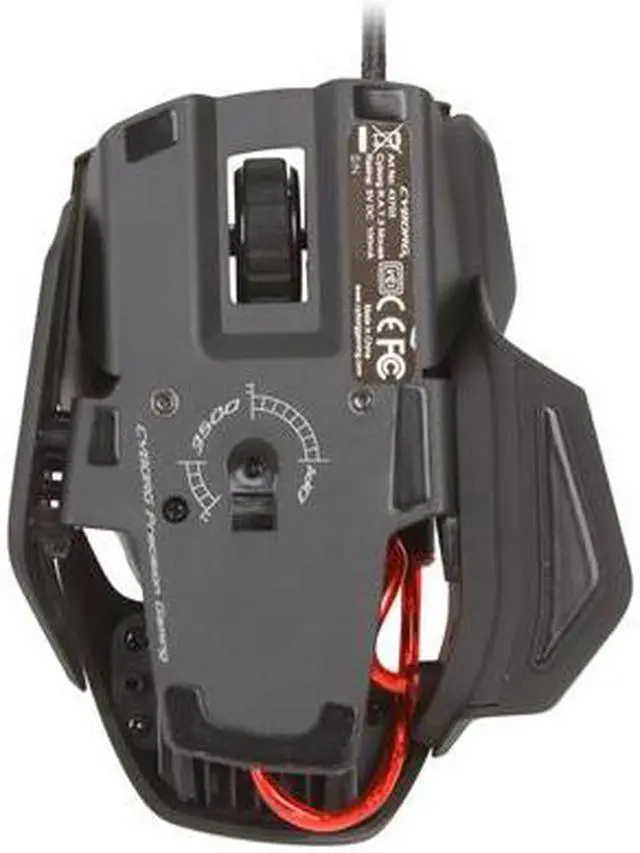 Alt view image 3 of 5 - Cyborg R.A.T. 3 Gaming Mouse
