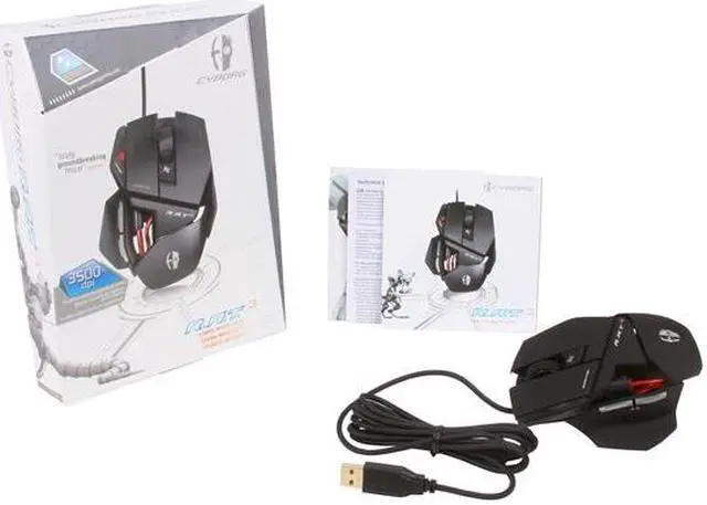 Alt view image 5 of 5 - Cyborg R.A.T. 3 Gaming Mouse
