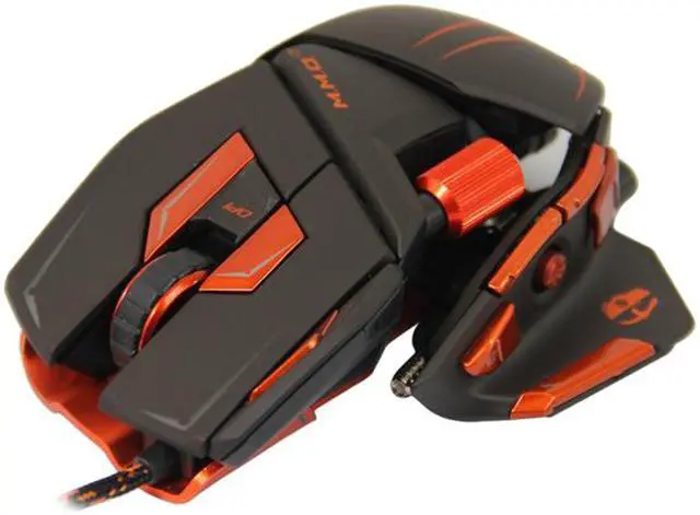 Alt view image 4 of 8 - Mad Catz M.M.O. 7 MCB437130002/04/1 Matte Black 15 Buttons 1 x Wheel USB 2.0 Wired Laser Gaming Mouse for PC and Mac