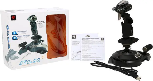 Alt view image 7 of 7 - Mad Catz F.L.Y.5 Flight Stick