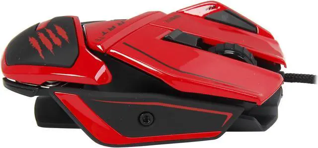 Alt view image 5 of 6 - Mad Catz R.A.T.TE Tournament Edition Gaming Mouse for PC and Mac - Red