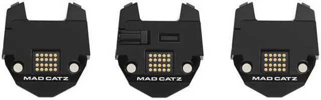 Alt view image 8 of 9 - Mad Catz R.A.T. PRO X MCB4371800A6/02/1 1 x Wheel Wired Laser Ultimate Gaming Mouse with PixArt ADNS-9800 Laser Sensor Module for PC