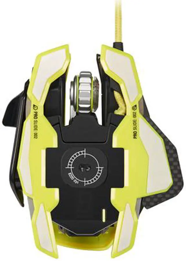 Alt view image 5 of 9 - Mad Catz R.A.T. PRO X MCB4371800P6/02/1 1 x Wheel Wired Laser Ultimate Gaming Mouse with Philips PLN2037 Twin-eye Laser Sensor Module for PC