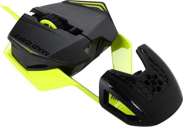 Main image of Mad Catz R.A.T.1 MCB437260006/06/1 Green 6 Buttons Wired Gaming Mouse