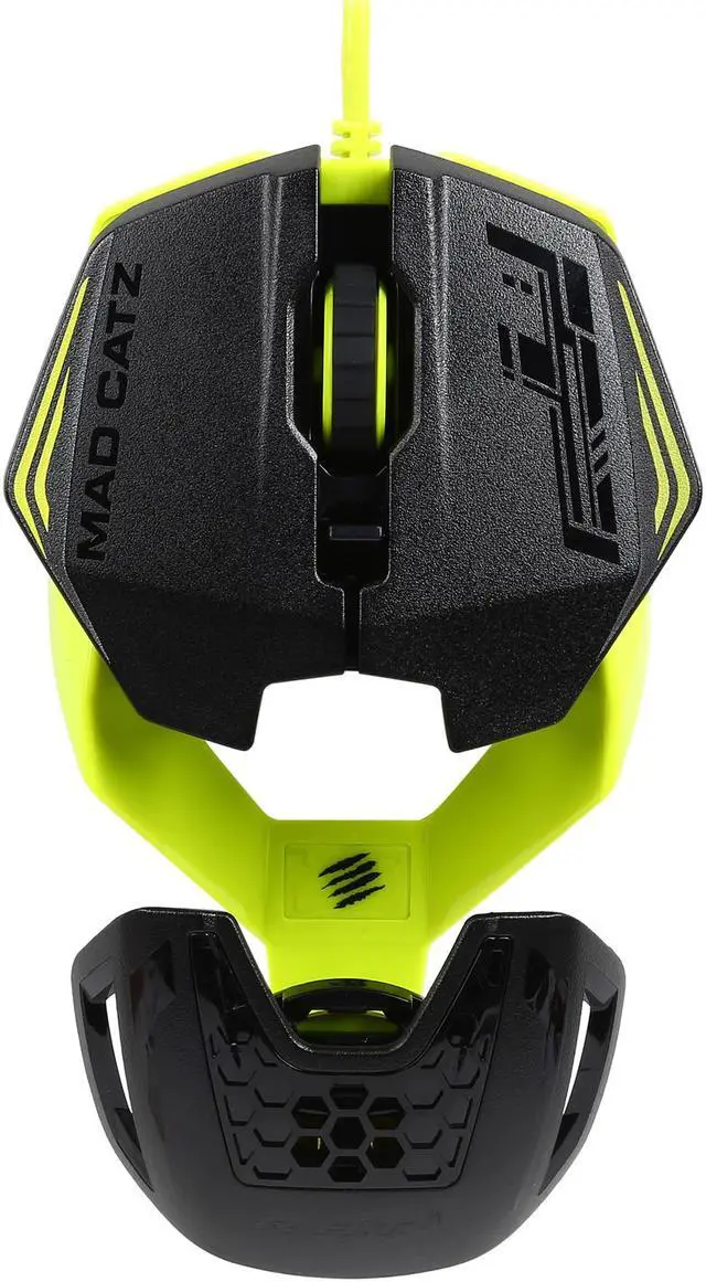 Alt view image 2 of 6 - Mad Catz R.A.T.1 MCB437260006/06/1 Green 6 Buttons Wired Gaming Mouse