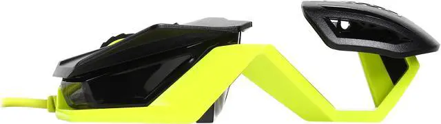 Alt view image 3 of 6 - Mad Catz R.A.T.1 MCB437260006/06/1 Green 6 Buttons Wired Gaming Mouse