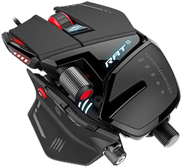 Mad Catz RAT 8 MCB4373300A3/04/1 Red 11 Buttons USB Wired Optical