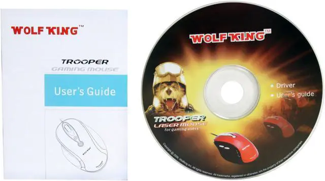 Alt view image 9 of 10 - WOLF KING Trooper WOLTROOPERSILVER Silver 7 Buttons 1 x Wheel USB Laser Mouse