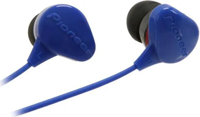 Alt view image 2 of 4 - Pioneer SE-CL331-L 3.5mm Connector Canal Water-Resistant Stereo Earbud Earphone for sports (Blue)