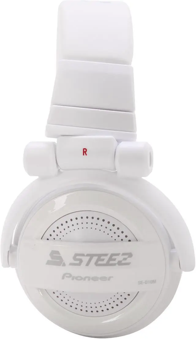Alt view image 4 of 9 - Pioneer SE-D10MT-W STEEZ Dance - Inspired Dubstep On-Ear Headphones with In-Line Mic/Control - White