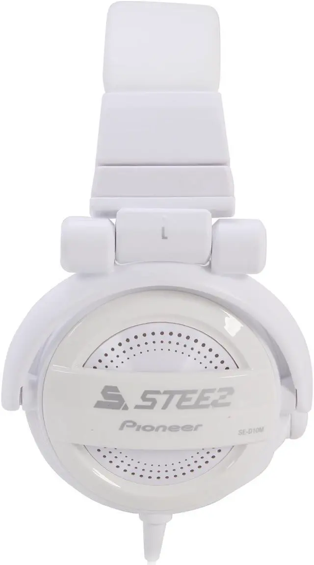 Alt view image 6 of 9 - Pioneer SE-D10MT-W STEEZ Dance - Inspired Dubstep On-Ear Headphones with In-Line Mic/Control - White