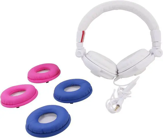 Alt view image 8 of 9 - Pioneer SE-D10MT-W STEEZ Dance - Inspired Dubstep On-Ear Headphones with In-Line Mic/Control - White