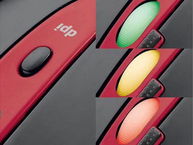 Alt view image 6 of 6 - Trust GM-4600 Black/Red 7 Buttons 1 x Wheel USB Optical High Performance Gamer Mouse