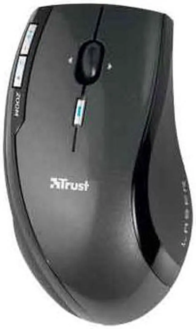 Alt view image 3 of 4 - Trust MI-7700R Gray 8 Buttons Tilt Wheel 2.4 GHz Wireless Laser MediaPlayer Mouse