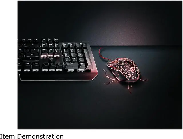 Alt view image 8 of 9 - Trust GXT 105 IZZA Illuminated Gaming Mouse - 21683
