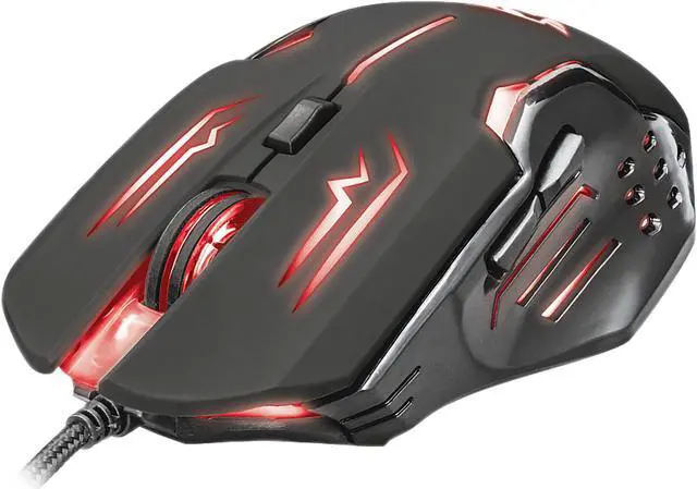 Alt view image 6 of 8 - Trust GXT 108 Rava Illuminated Gaming Mouse - 2000 dpi Gaming Mouse with 6 Buttons and Illuminated Top Cover