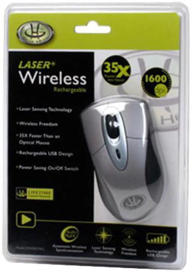Alt view image 8 of 9 - GEAR HEAD LM5000CWU Silver 3 Buttons 1 x Wheel RF Wireless Laser Rechargeable Mouse