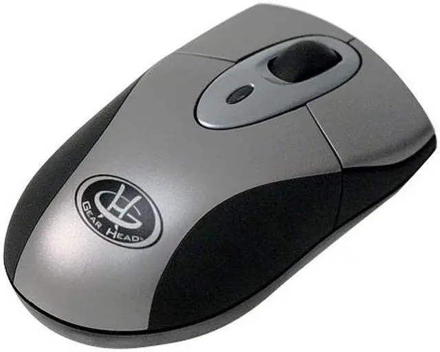 Alt view image 2 of 9 - GEAR HEAD LM5000CWU Silver 3 Buttons 1 x Wheel RF Wireless Laser Rechargeable Mouse