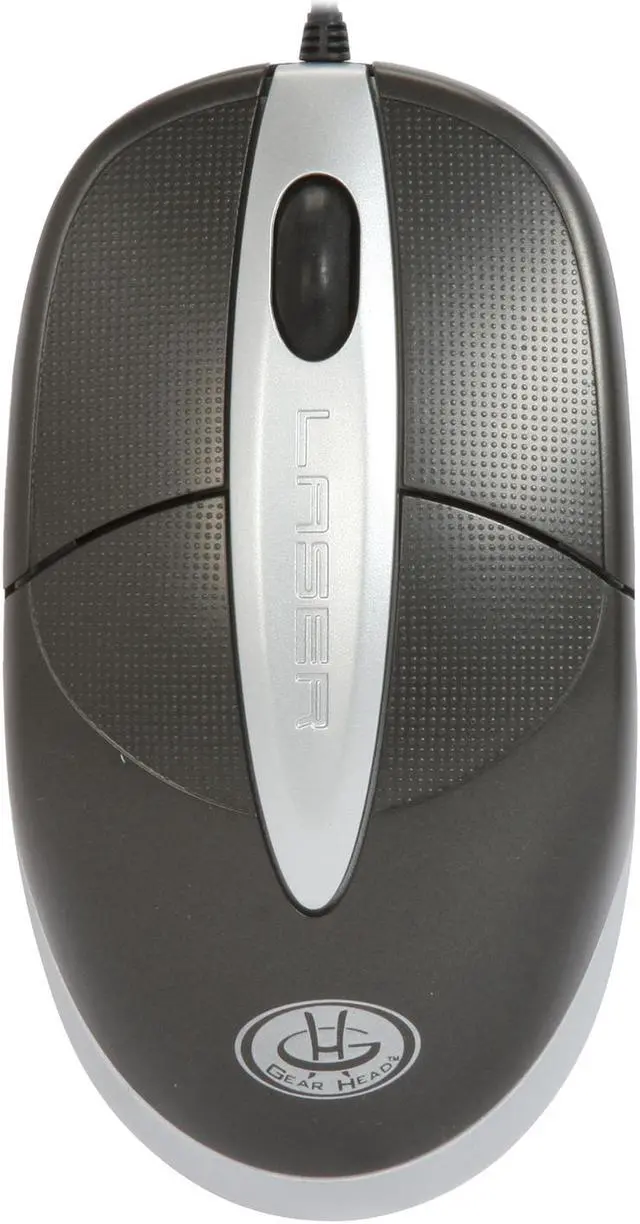 Alt view image 2 of 5 - GEAR HEAD LM6000U Black 3 Buttons 1 x Wheel USB Wired Laser Mouse