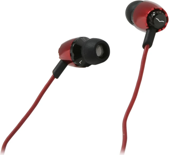 Alt view image 3 of 7 - V-Moda Rrmt-rouge Remix Canal Headphone with Three-button Remote Control (Rouge)