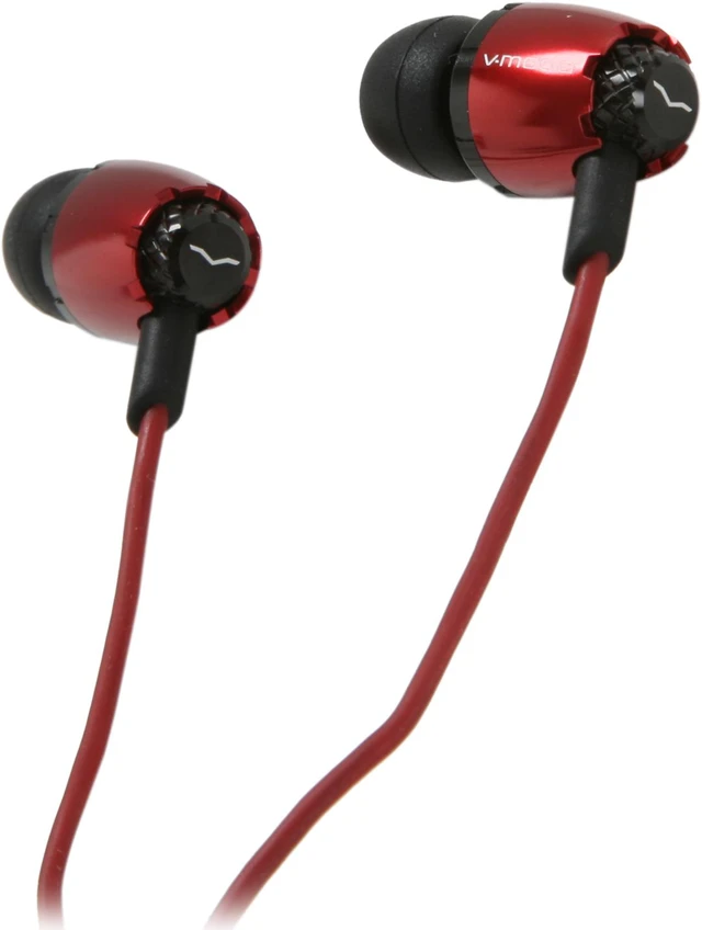 Alt view image 4 of 7 - V-Moda Rrmt-rouge Remix Canal Headphone with Three-button Remote Control (Rouge)