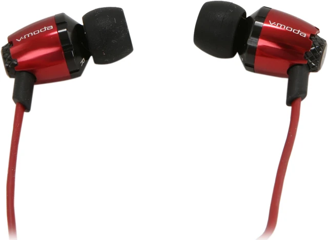 Alt view image 2 of 7 - V-Moda Rrmt-rouge Remix Canal Headphone with Three-button Remote Control (Rouge)