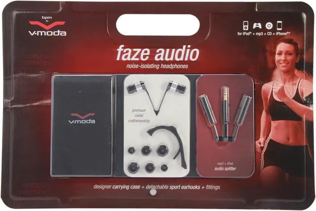 Alt view image 5 of 5 - V-MODA Metal Faze Noise-Isolating In-Ear Headphone