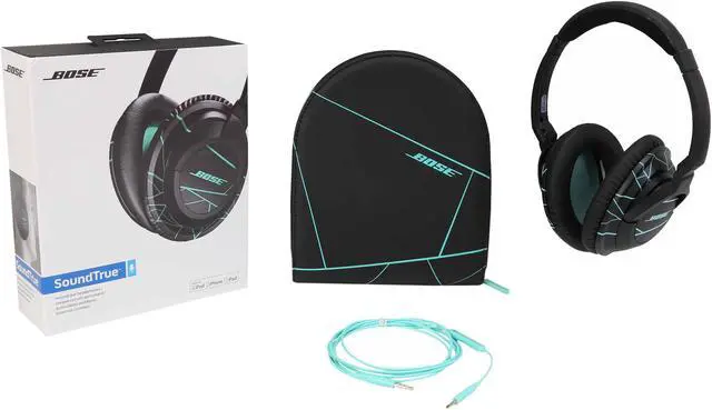Alt view image 7 of 7 - Bose SoundTrue Around- Ear Headphones-Black/Mint