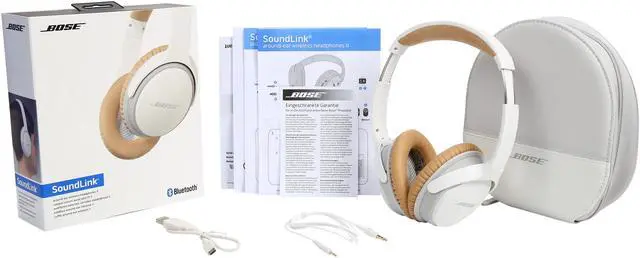Alt view image 7 of 7 - Bose Soundlink Around-Ear Wireless Headphones II - White
