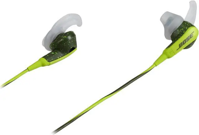 Alt view image 4 of 5 - Bose SoundSport In-Ear Headphones - Energy Green - iOS Devices