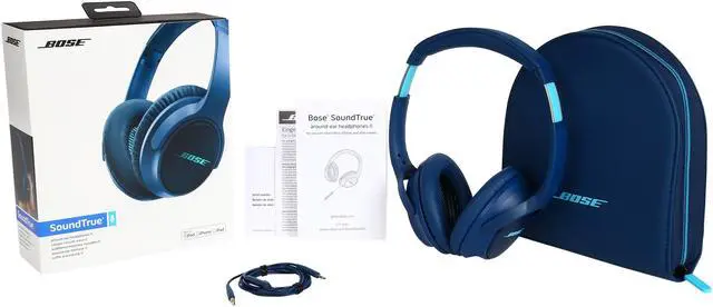 Alt view image 7 of 7 - Bose SoundTrue Around-Ear Headphones II-Navy Blue - iOS Devices