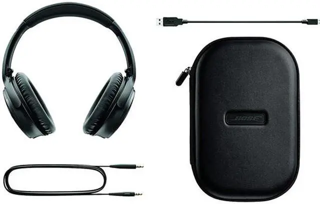 Alt view image 4 of 5 - Bose Triple Midnight 789564-0030 Quietcomfort 35 Wireless Headphone II, Triple Midnight