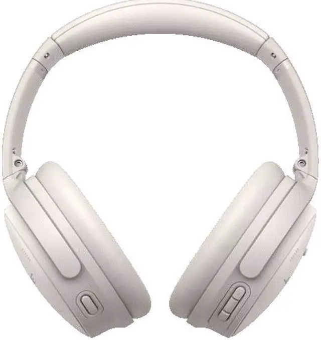 Alt view image 2 of 9 - Bose QuietComfort Wireless Noise Cancelling Over-the-ear Headphones  - White Smoke