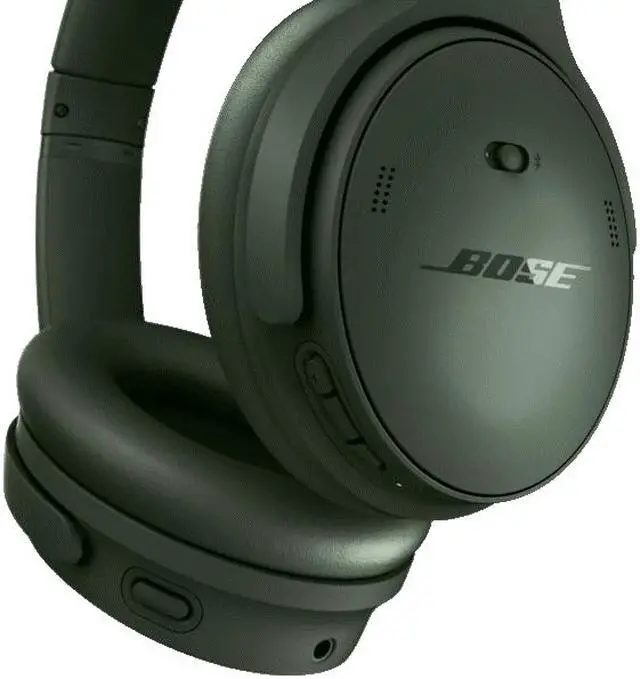 Alt view image 4 of 6 - Bose QuietComfort Wireless Noise Cancelling Over-the-ear Headphones - Cypress Green