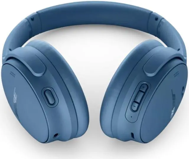 Alt view image 6 of 7 - Bose QuietComfort Wireless Noise Cancelling Over-the-ear Headphones - Blue Dusk