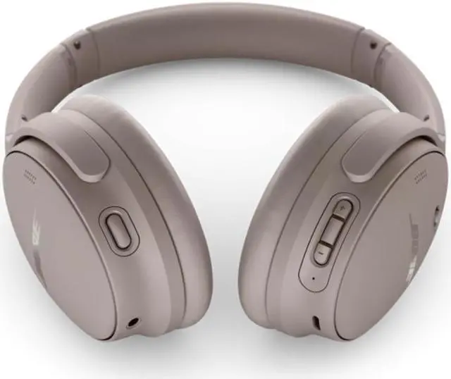Alt view image 6 of 7 - Bose QuietComfort Wireless Noise Cancelling Over-the-ear Headphones - Sandstone