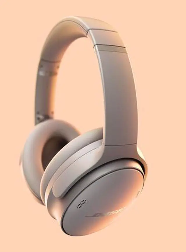 Alt view image 6 of 8 - Bose QuietComfort Wireless Noise Cancelling Over-the-ear Headphones - Sandstone