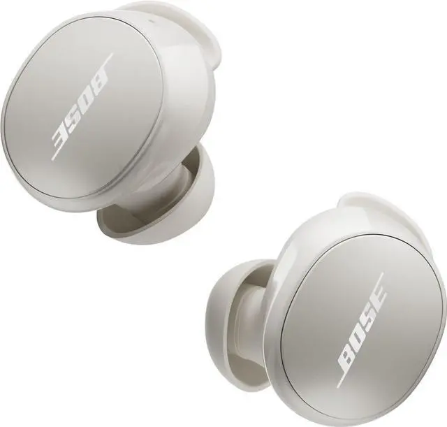 Main image of Bose New QuietComfort Wireless Noise Cancelling Earbuds - White Smoke