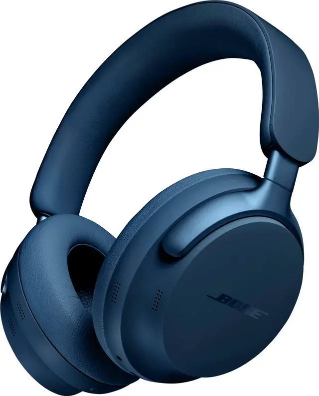 Alt view image 3 of 5 - Bose QuietComfort Ultra Wireless Noise Cancelling Over-the-Ear Headphones - Lunar Blue