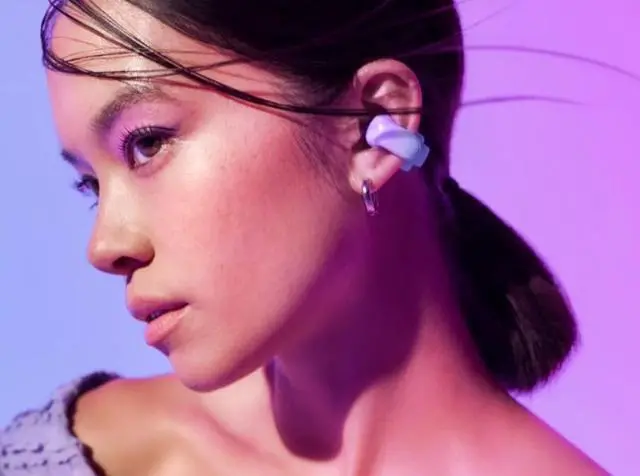Alt view image 3 of 7 - Bose Ultra Open-Ear True Wireless Open Earbuds - Chilled Lilac