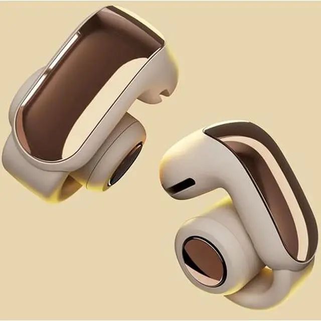 Alt view image 2 of 7 - Bose Ultra Open-Ear True Wireless Open Earbuds - Driftwood Sand