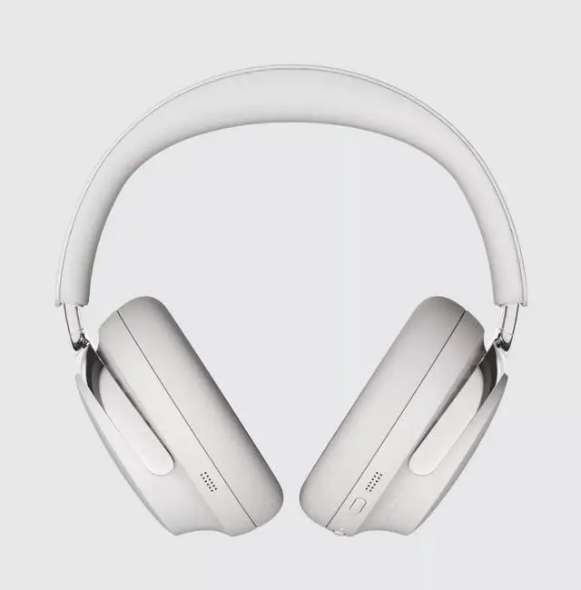 Alt view image 2 of 5 - Bose QuietComfort Ultra (2nd Gen) Noise Cancelling Over-Ear Wireless Bluetooth Headphones with Mic/Remote - White Smoke