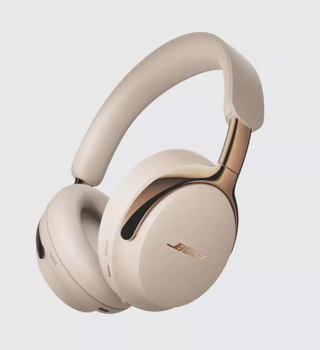 Alt view image 3 of 5 - Bose QuietComfort Ultra (2nd Gen) Noise Cancelling Over-Ear Wireless Bluetooth Headphones with Mic/Remote - Driftwood Sand