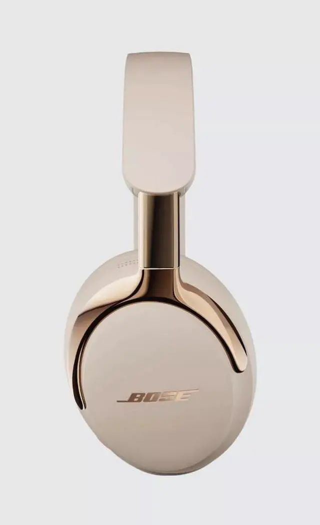 Alt view image 4 of 5 - Bose QuietComfort Ultra (2nd Gen) Noise Cancelling Over-Ear Wireless Bluetooth Headphones with Mic/Remote - Driftwood Sand