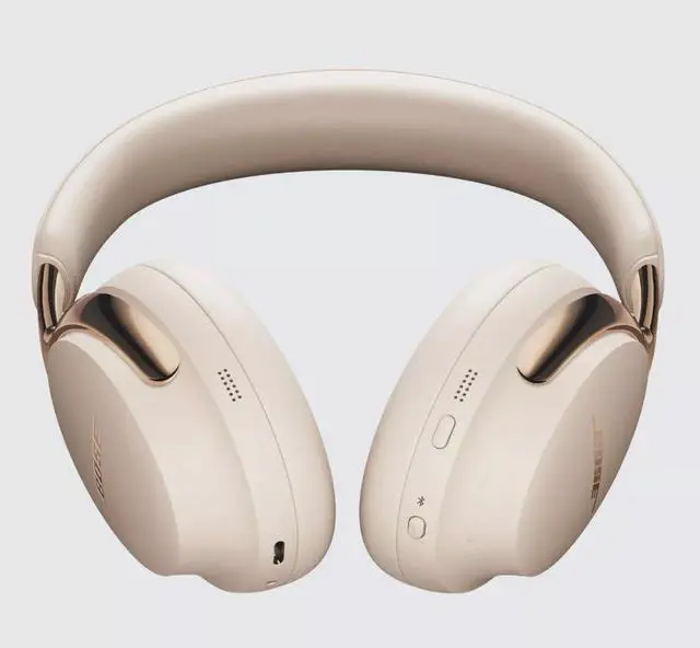 Alt view image 5 of 5 - Bose QuietComfort Ultra (2nd Gen) Noise Cancelling Over-Ear Wireless Bluetooth Headphones with Mic/Remote - Driftwood Sand