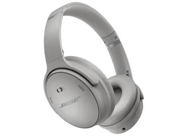 Alt view image 3 of 9 - Bose QuietComfort Wireless Noise Cancelling Over-the-ear Headphones - Moonlight Grey