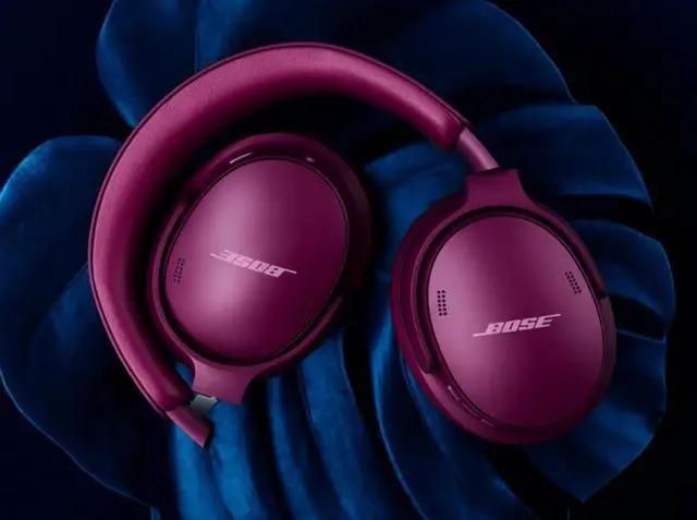 Alt view image 6 of 7 - Bose QuietComfort Headphones (2nd Gen) - Rosewood Mauve
