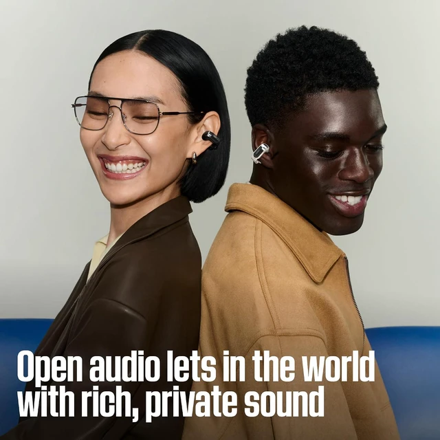 Alt view image 3 of 16 - Bose Ultra Open Earbuds (2nd Gen) - Open-Ear, Clip-On, Wireless Earbuds, Bluetooth, Immersive Audio, Wireless Charging, Up to 28 Hrs of Audio, Ideal for Traveling, School, and Office, Black