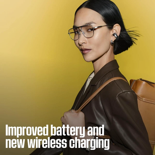 Alt view image 7 of 16 - Bose Ultra Open Earbuds (2nd Gen) - Open-Ear, Clip-On, Wireless Earbuds, Bluetooth, Immersive Audio, Wireless Charging, Up to 28 Hrs of Audio, Ideal for Traveling, School, and Office, White